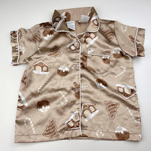 Load image into Gallery viewer, Girls Baby Berry, satin Christmas pyjama top &amp; shorts, GUC, size 1,  