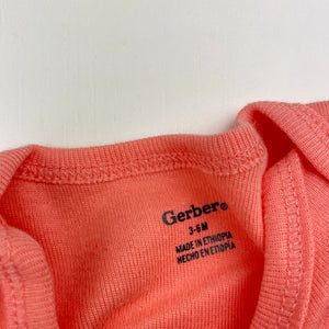 Girls Gerber, cotton Onesies bodysuit / romper, hedgehog, EUC, size 00,  