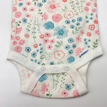 Load image into Gallery viewer, Girls Gerber, floral cotton Onesies bodysuit / romper, EUC, size 00,  