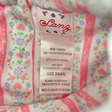 Load image into Gallery viewer, Girls Lanz, soft feel floral winter pyjama top, EUC, size 4-5,  