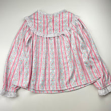 Load image into Gallery viewer, Girls Lanz, soft feel floral winter pyjama top, EUC, size 4-5,  