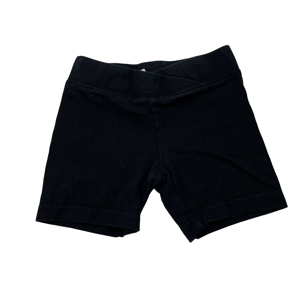 Girls Anko, black bike shorts, elasticated, GUC, size 3,  