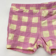 Load image into Gallery viewer, Girls Eve Girl, soft feel, stretchy, checked shorts, elasticated, EUC, size 3,  