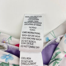 Load image into Gallery viewer, Girls Dymples, floral long sleeve swim one-piece, EUC, size 1,  