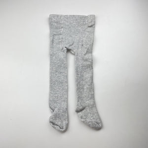 Girls Underworks, grey stretchy stockings, EUC, size 1-2,  
