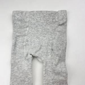 Girls Underworks, grey stretchy stockings, EUC, size 1-2,  