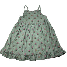 Load image into Gallery viewer, Girls Target, floral corduroy cotton dress, EUC, size 3, L: 51cm