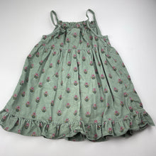 Load image into Gallery viewer, Girls Target, floral corduroy cotton dress, EUC, size 3, L: 51cm