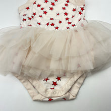 Load image into Gallery viewer, Girls Bonds, stretchy tutu romper, stars, NEW, size 1,  
