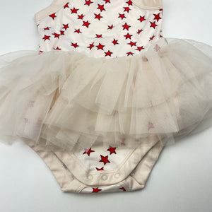 Girls Bonds, stretchy tutu romper, stars, NEW, size 1,  