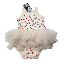 Load image into Gallery viewer, Girls Bonds, stretchy tutu romper, stars, NEW, size 2,  