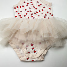 Load image into Gallery viewer, Girls Bonds, stretchy tutu romper, stars, NEW, size 2,  