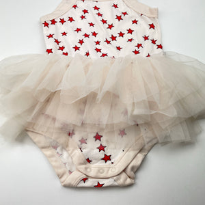 Girls Bonds, stretchy tutu romper, stars, NEW, size 2,  