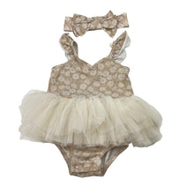 Load image into Gallery viewer, Girls Baby Berry, floral tutu romper &amp; matching headband, GUC, size 1,  