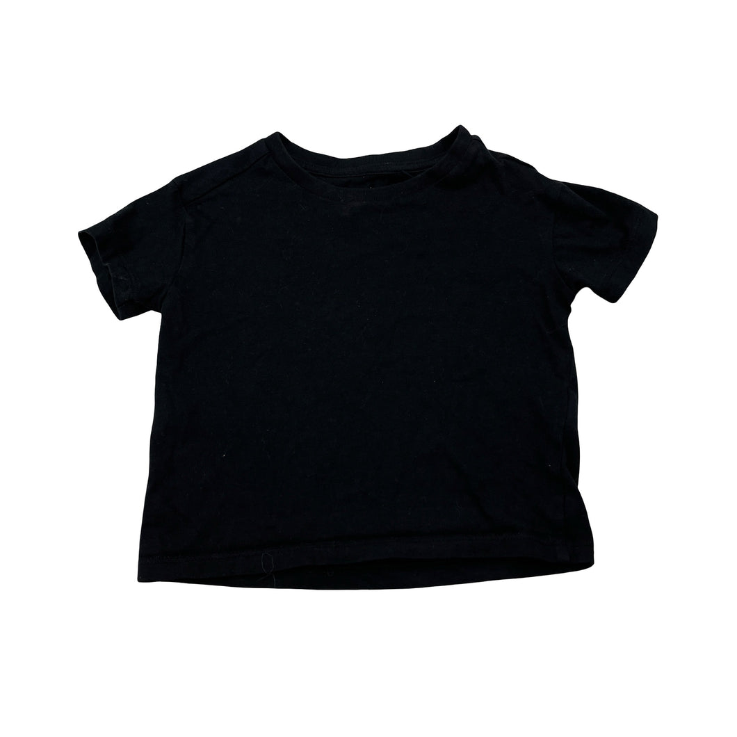 Unisex Anko, black cotton tee / top, EUC, size 1,  