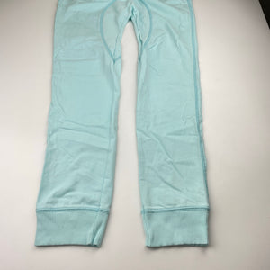 Girls Country Road, blue cotton casual pants, elasticated, small mark back right leg, FUC, size 12,  