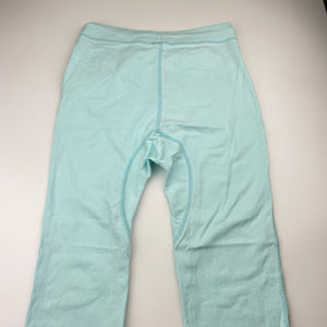 Girls Country Road, blue cotton casual pants, elasticated, small mark back right leg, FUC, size 12,  