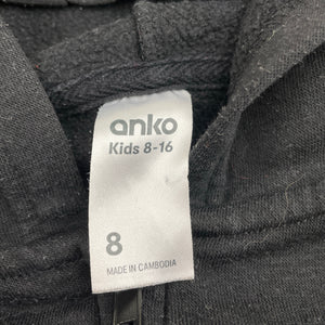 Boys Anko, fleece-lined zip hoodie sweater, pilling, FUC, size 8,  