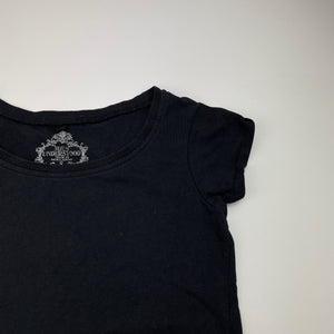 Girls Miss Understood, black cotton tee / top, GUC, size 8,  