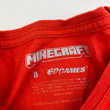 Load image into Gallery viewer, Unisex Mojang, Minecraft Christmas cotton tee / top, FUC, size 8,  