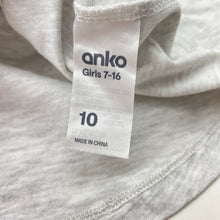 Load image into Gallery viewer, Girls Anko, long sleeve tee / top, cat, FUC, size 10,  