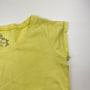 Girls Miss Understood, yellow cotton tee / top, GUC, size 8,  