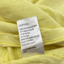 Load image into Gallery viewer, Girls Miss Understood, yellow cotton tee / top, GUC, size 8,  