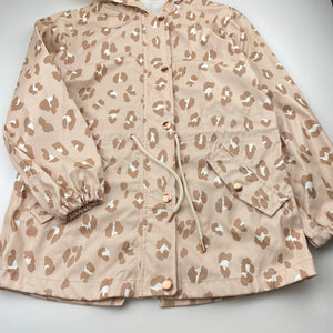 Girls KID, animal print waterproof jacket / raincoat, EUC, size 12,  