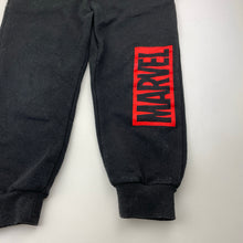 Load image into Gallery viewer, Boys Marvel, fleece-lined track pants, elasticated, inside leg: 38cm, FUC, size 4,  