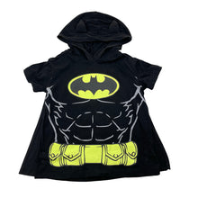 Load image into Gallery viewer, Boys DC Comics, Batman hooded tee / top &amp; detachable cape, EUC, size 4,  