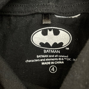 Boys DC Comics, Batman hooded tee / top & detachable cape, EUC, size 4,  