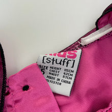 Load image into Gallery viewer, Girls Kids Stuff, pink &amp; black tulle party dress, small hole back skirt), FUC, size 5, L: 69cm