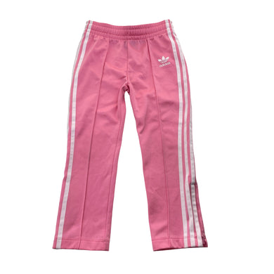 Girls Adidas, track pants, inside leg: 37.5cm, light marks & wear on knees, FUC, size 3-4,  