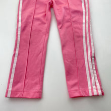 Load image into Gallery viewer, Girls Adidas, track pants, inside leg: 37.5cm, light marks &amp; wear on knees, FUC, size 3-4,  