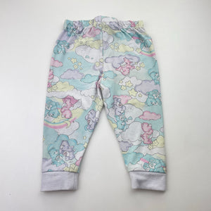 Girls Care Bears, lightweight stretchy pyjama pants, FUC, size 0,  
