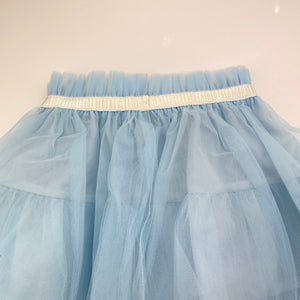 Girls Child by Petals INK, lined tulle skirt, elasticated, L:37cm, FUC, size 6,  