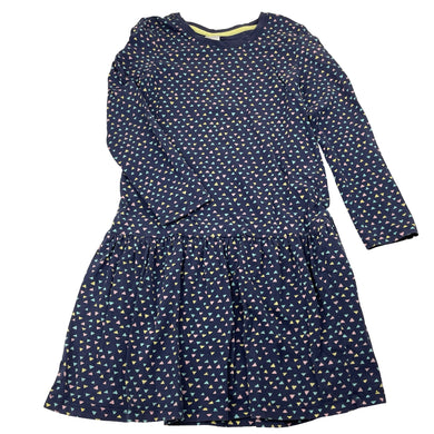 Girls Target, cotton long sleeve dress, GUC, size 6, L: 60cm