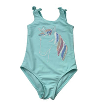 Load image into Gallery viewer, Girls Target, swim one-piece, unicorn, EUC, size 4,  