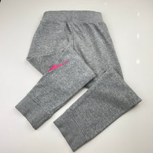 Load image into Gallery viewer, Girls Nike, grey marle track pants, elasticated, inside leg: 48cm, FUC, size 5-6,  