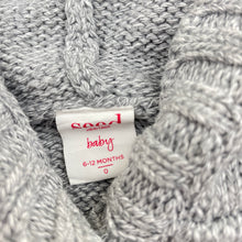 Load image into Gallery viewer, Unisex Seed, knitted cotton hooded cardigan / sweater, EUC, size 0,  
