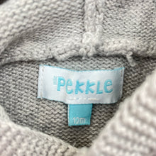 Load image into Gallery viewer, Unisex Pekkle, knitted cotton hooded cardigan / sweater, EUC, size 1,  
