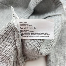 Load image into Gallery viewer, Unisex Pekkle, knitted cotton hooded cardigan / sweater, EUC, size 1,  