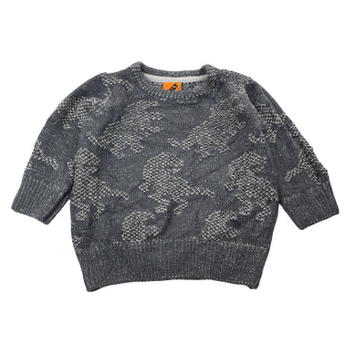 Boys Tilt, knitted sweater / jumper, dinosaurs, FUC, size 2,  