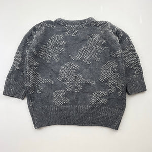 Boys Tilt, knitted sweater / jumper, dinosaurs, FUC, size 2,  
