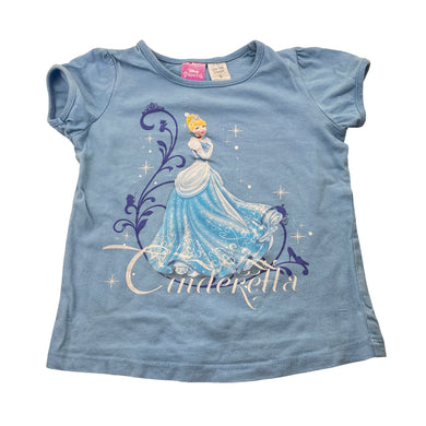 Girls Disney, Princess Cinderella cotton pyjama top, FUC, size 5,  