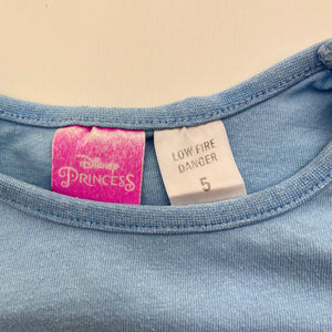 Girls Disney, Princess Cinderella cotton pyjama top, FUC, size 5,  
