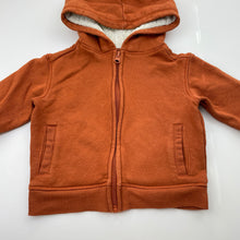Load image into Gallery viewer, Boys Anko, fleece-lined zip hoodie sweater, FUC, size 1,  
