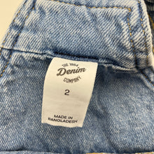 Load image into Gallery viewer, Girls 1964 Denim Co, denim overalls dress / pinafore, GUC, size 2, L: 51cm
