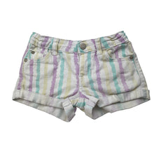 Load image into Gallery viewer, Girls Breakers, stretch denim shorts, adjustable, FUC, size 3,  