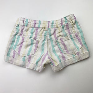 Girls Breakers, stretch denim shorts, adjustable, FUC, size 3,  